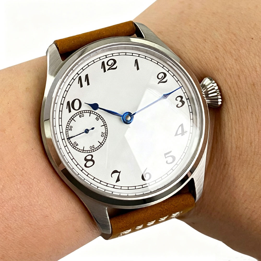 Seiko Watch Presage - Tandorio 42mm Vintage Witte Wijzerplaat Blauwe