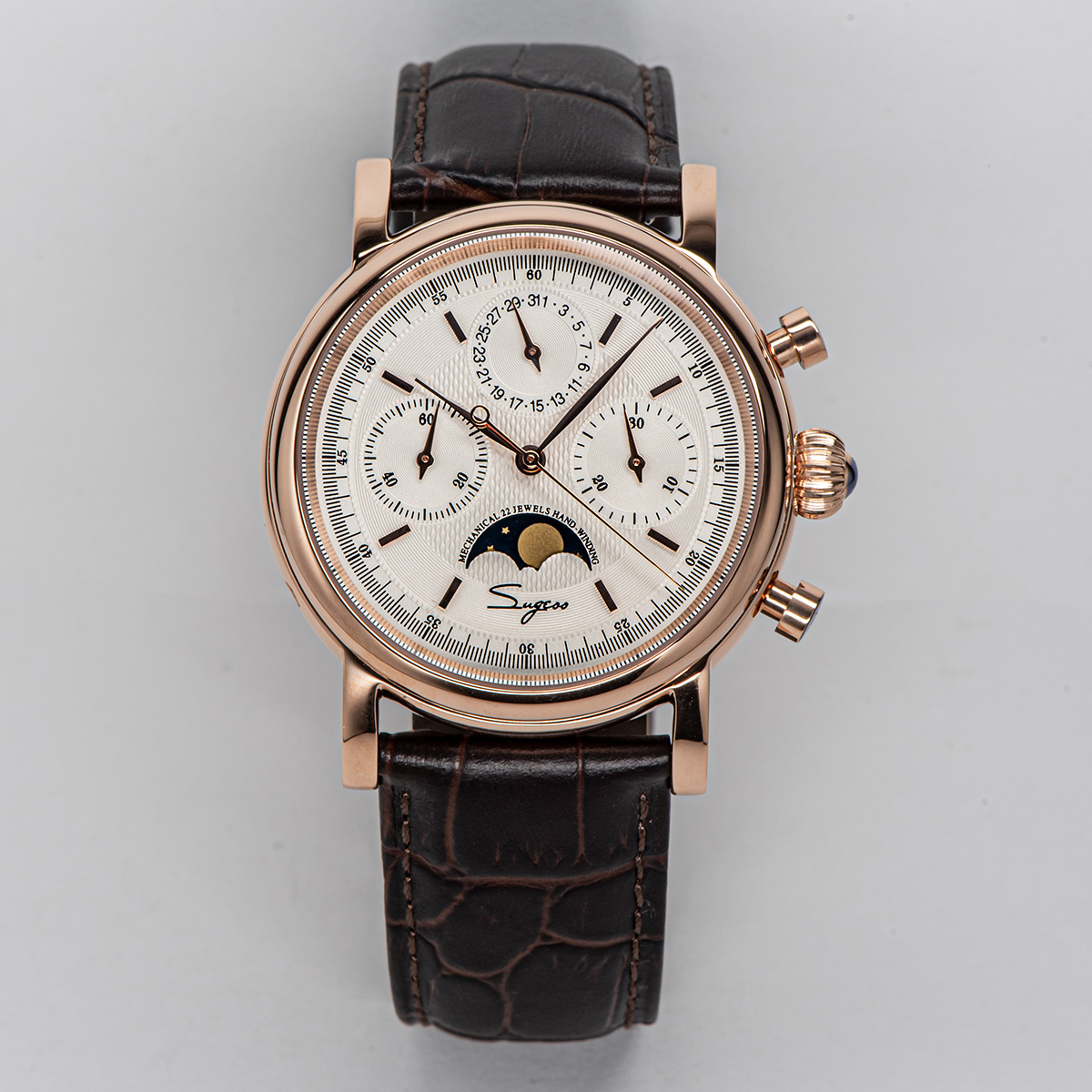 Seiko Watch Presage - Sugess Pilot Chronograaf Mechanische Horloges Mannen